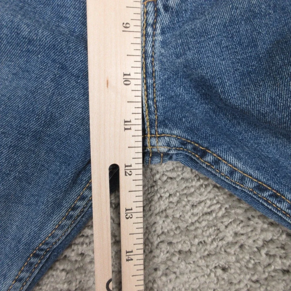 Levis Jeans Mens 34x30 Blue 505 Regular Straight Faded Work Zip Fly‎ Denim Pants